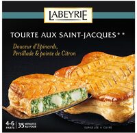 Tourte aux saint jacques