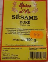 Sésame doré