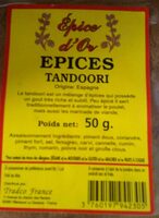 Épices Tandoori