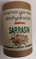 Graines germées déshydratées qualité crue sarrasin