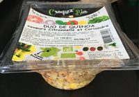 Duo de quinoa saveur citronnelle et coriandre