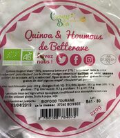 Quinoa & Houmous de Betterave