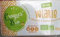 Wrap volaille julienne de courgette sauce tartare