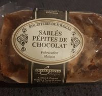 Sablés pépites de chocolat