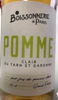 Jus de pomme clair