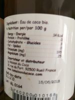 Vinaigre De Coco Bio