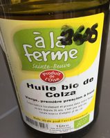 Huile bio de colza