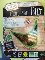 Mon Plat Bio Petit salé Lentilles vertes Orge & Tofu fumé