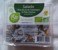 Salade de riz de camargue et pois chiches