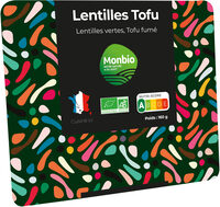 Lentilles germées tofu fumé