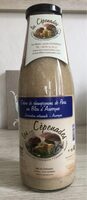 Crème de champignons de Paris au bleu d'Auvergne