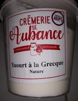 Yaourt à la grecque nature