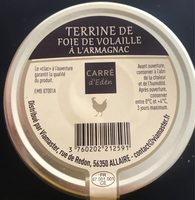 Terrine de foie de volaille a l'armagnac