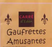Gaufrettes amusantes parfum vanille