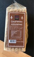Gaufrettes amusantes parfum chocolat