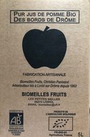 Pur Jus de Pomme Bio des Bords de Drome