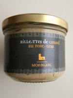 Rillettes de canard au foie gras