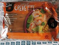 Nouille instantanées saveur crevette