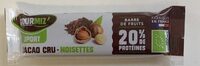 Barre sport Cacao cru - Noisettes