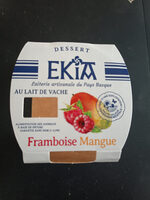 Les Douceurs framboise Mangue au Lait de Vache