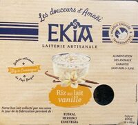 Riz au lait vanille