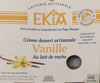 Crème dessert artisanale vanille