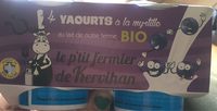 4 yaourth à la myrtille