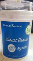 Yaourt brassé  myrtille