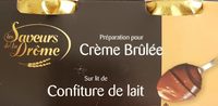 Préparation pour Crème brûlée