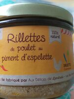 Rillette de poulet au piment d'Espelette