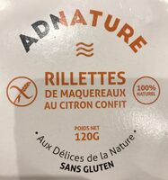 Rillettes de maquereaux au citron confit