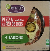 Pizza Pâte Fine Au Feu De Bois 4 Saisons