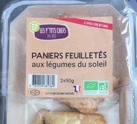 Paniers feuilletés aux légumes du soleil