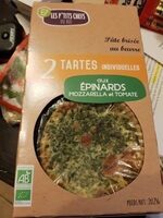 Tartes individuelles  aux épinards Mozzarella et  Tomate