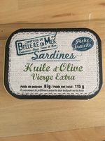 Sardines à l'huile d'olive, 115g