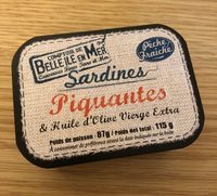 Sardines piquantes a l'huile d'olive vierge extra