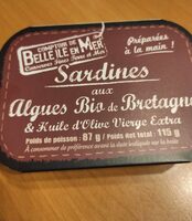 Sardines aux algues bio de Bretagne