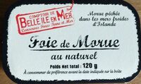 Foie de morue au naturel