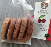 Sablés aux pépites de cerise