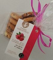 Sablés aux pépites de framboise