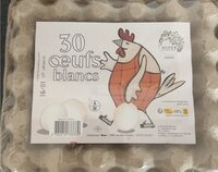 30 oeufs blancs