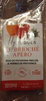 Brioché apéro poivrons grillés