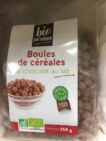 Boules de céréales au chocolat au lait bio