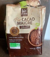 Pur cacao maigre Dessert
