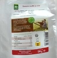 Épeautre soufflé au miel