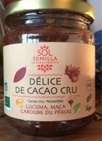 Délice De Cacao Cru Bio Lucuma Maca Caroube 190G Sol Semilla