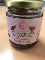 Pâte à tartiner au cacao cru