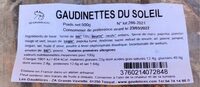 Gaudinettes du soleil