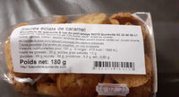 Sablés éclats de caramel