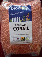 Lentilles corail France